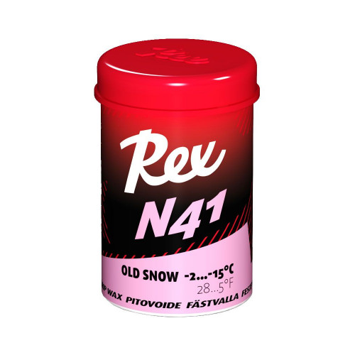Rex Grip Wax N41 Pink Old Snow