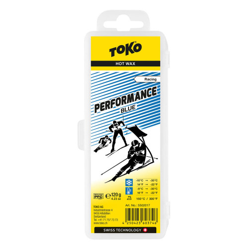 Toko Performance Race Wax 120g FLUOR - blue