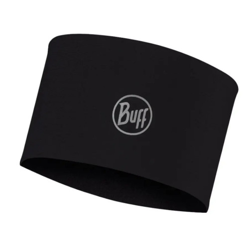 Buff Tech Fleece Headband - solid black