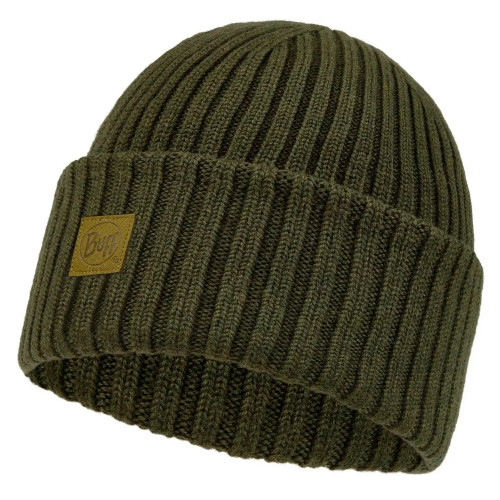 Buff Ervin Knitted Beanie - forest