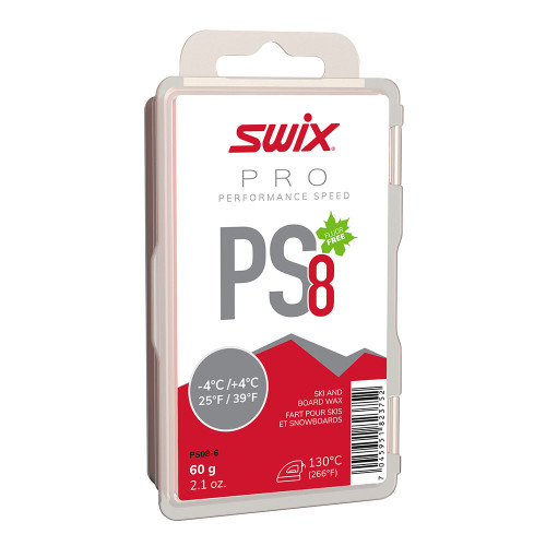 Swix PS8 Red, -4°C/+4°C, 60g
