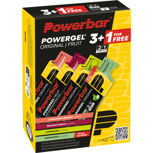 Powerbar Powergel Multiflavour 3+1