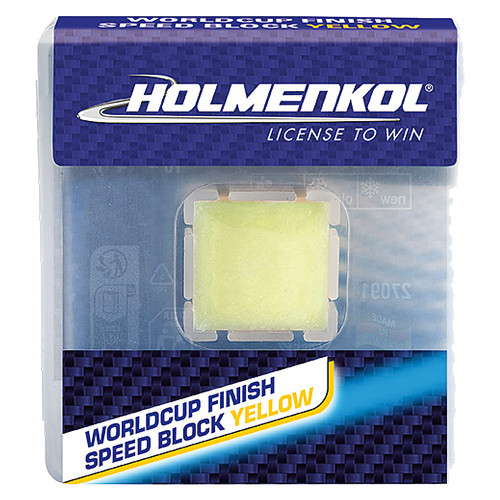 Holmenkol WC Finish Speed Block Yellow 10g
