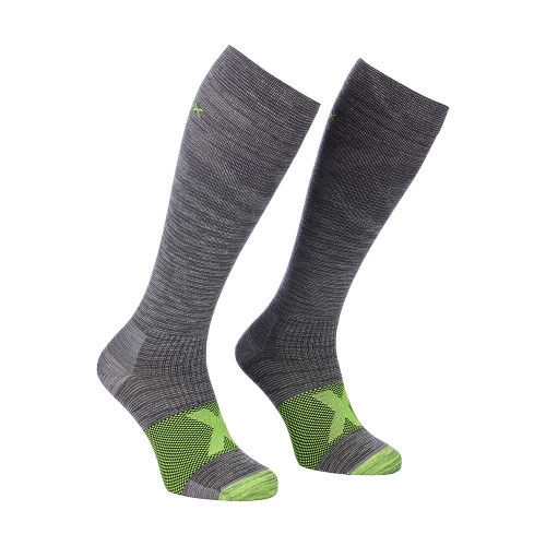 Ortovox Tour Compression Long Socks - grey blend