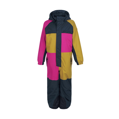 Color Kids Coverall Colorblock - festival fuchsia