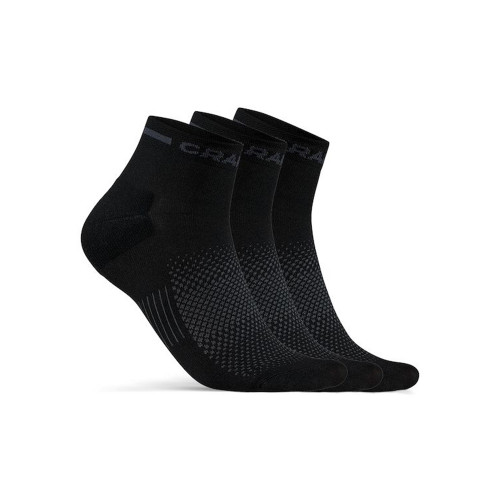 Core Dry Mid Sock 3-Pack- black