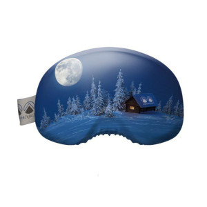 Skibrillenschutz Hütte