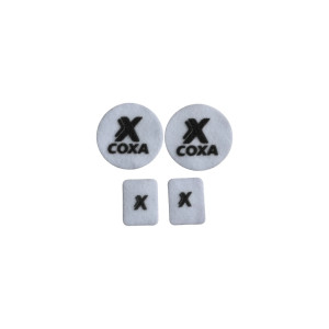 Coxa Velcro Stickers 2 L and 2 S Pack