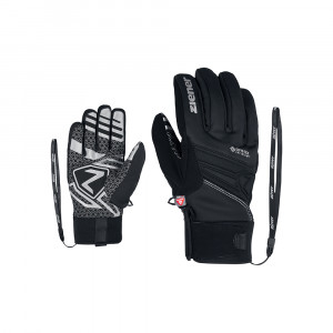 Ziener Kinder Alpine-Ski-Handschuhe Skihandschuhe LARINO GTX glove grau schwarz 